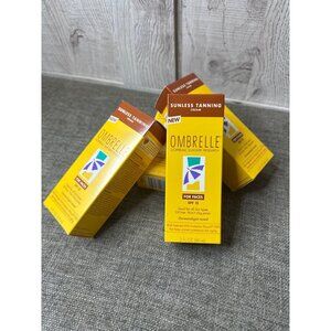 LOreal Ombrelle Sunless Tanning Cream SPF 15 For Faces 2 Fl Oz Bundle of 4